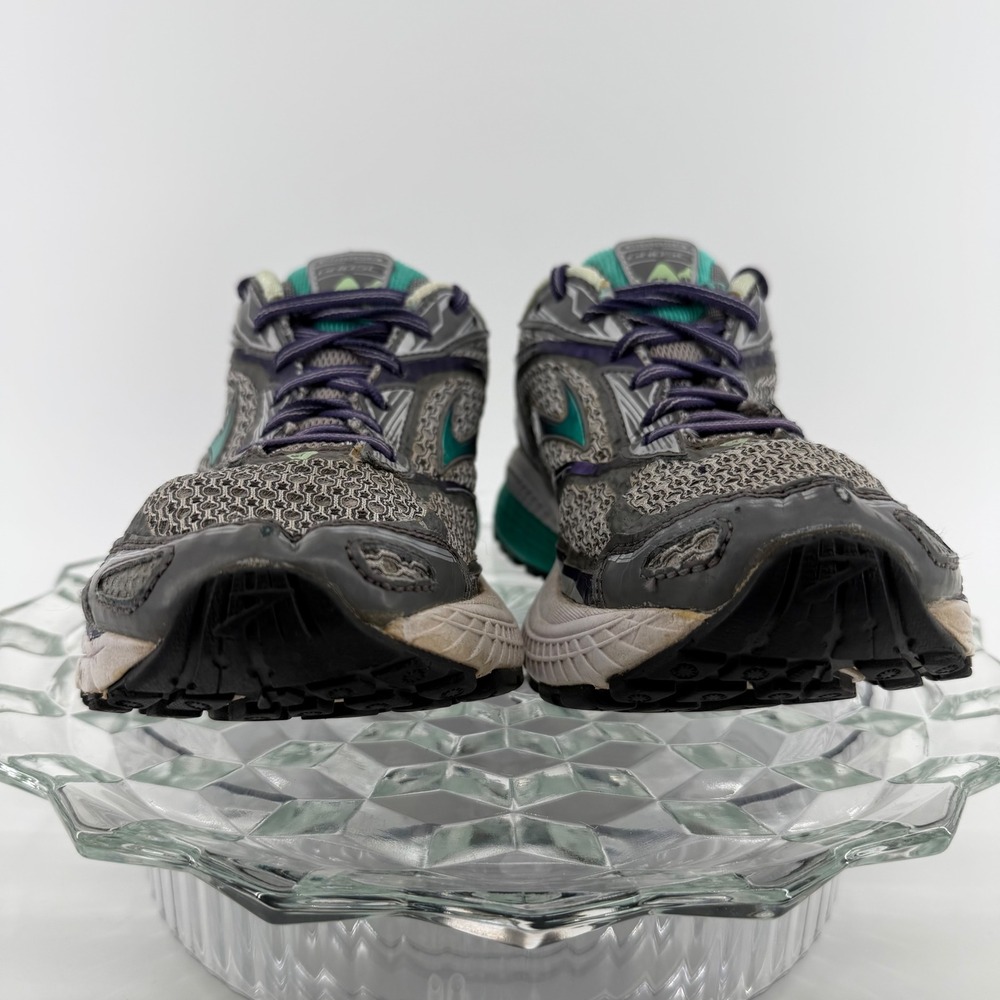 Brooks Ghost 7 Womens Running Shoes Gray Teal Purple Size 9 Medium B - Picture 2 of 10